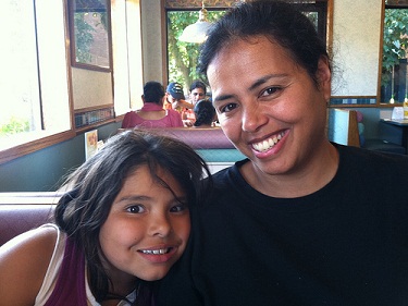 Carey and her daughter Maggie, photo thanks to InvisiblePeople.tv