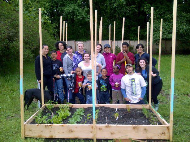 Here's the whole YWCA Seattle I King I Snohomish Passage Point Summer Garden Party crew! 